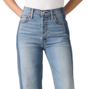 LEVI'S Blue Ribcage Straight Jeans